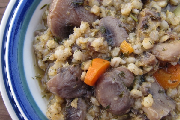 Mushroom Barley Soup