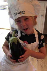 Atlee T with Eggplant