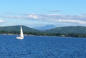 Lake Champlain and VT Green Mountains