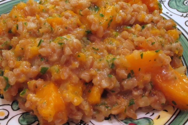 Farro Risotto with Butternut Squash