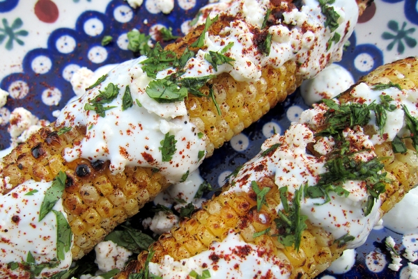 Grilled Mexican Street Corn