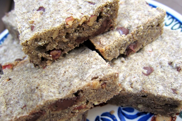 Buckwheat-Brown Butter Blondies