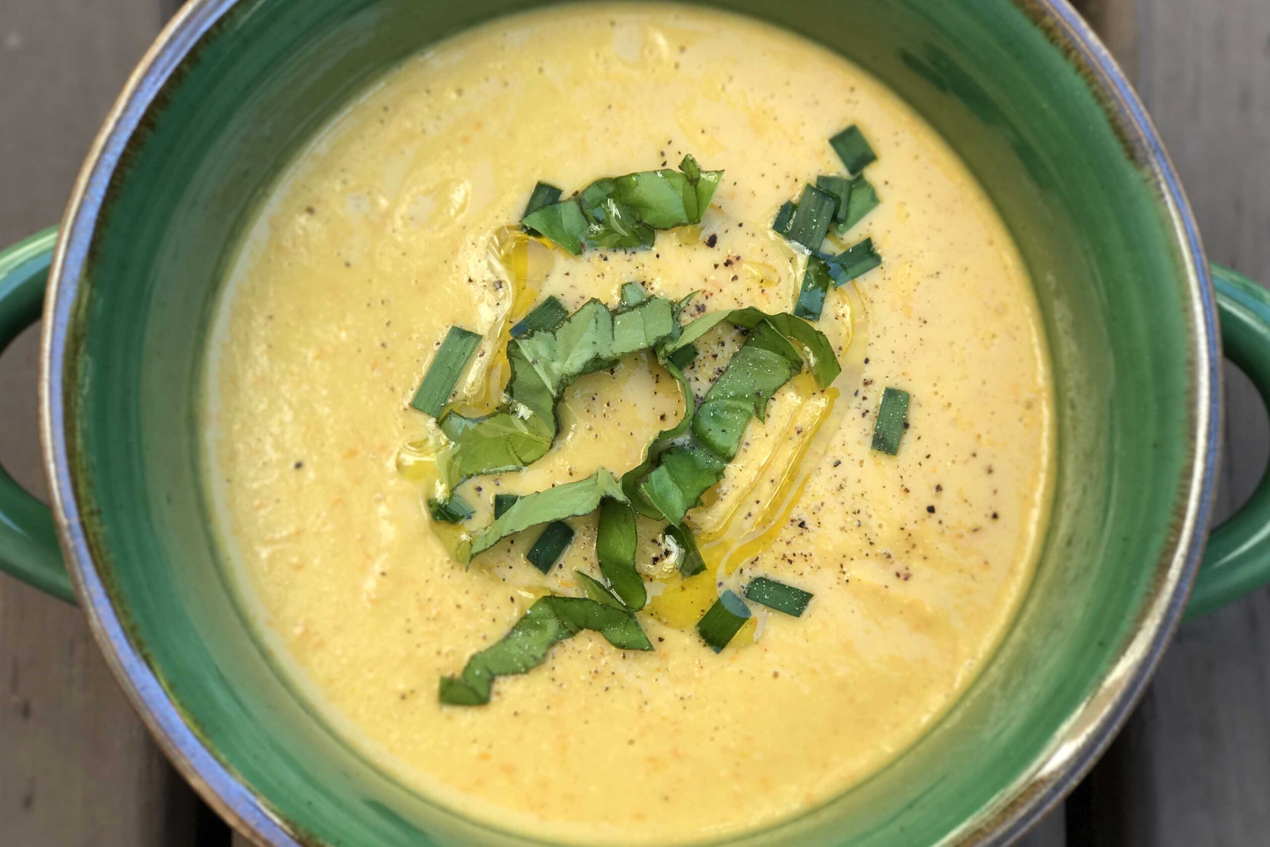 Spicy Corn and Bean Gazpacho