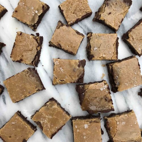 Caramel-Sea Salt Brownies (Gluten-Free)