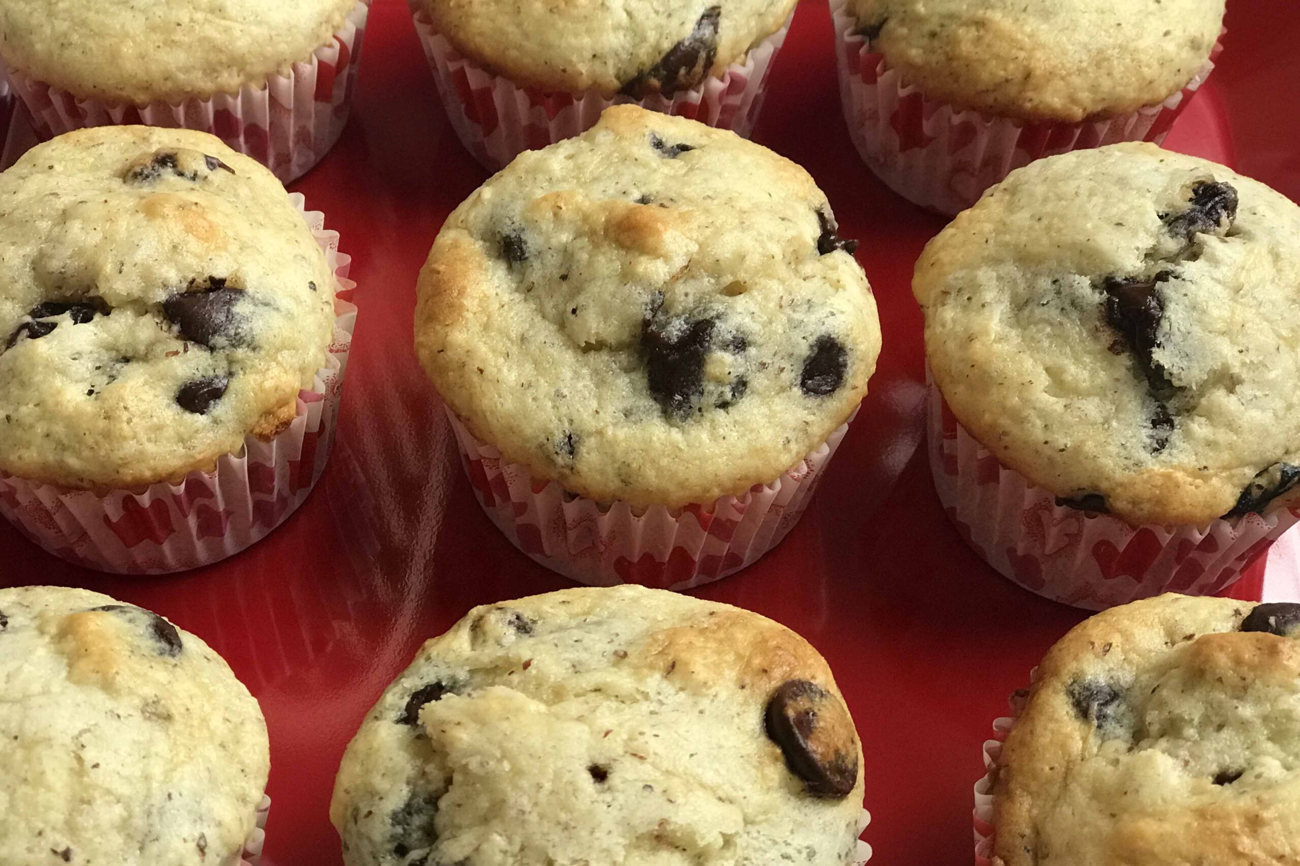 Dark Chocolate Chip-Cherry Muffins (Gluten-Free)