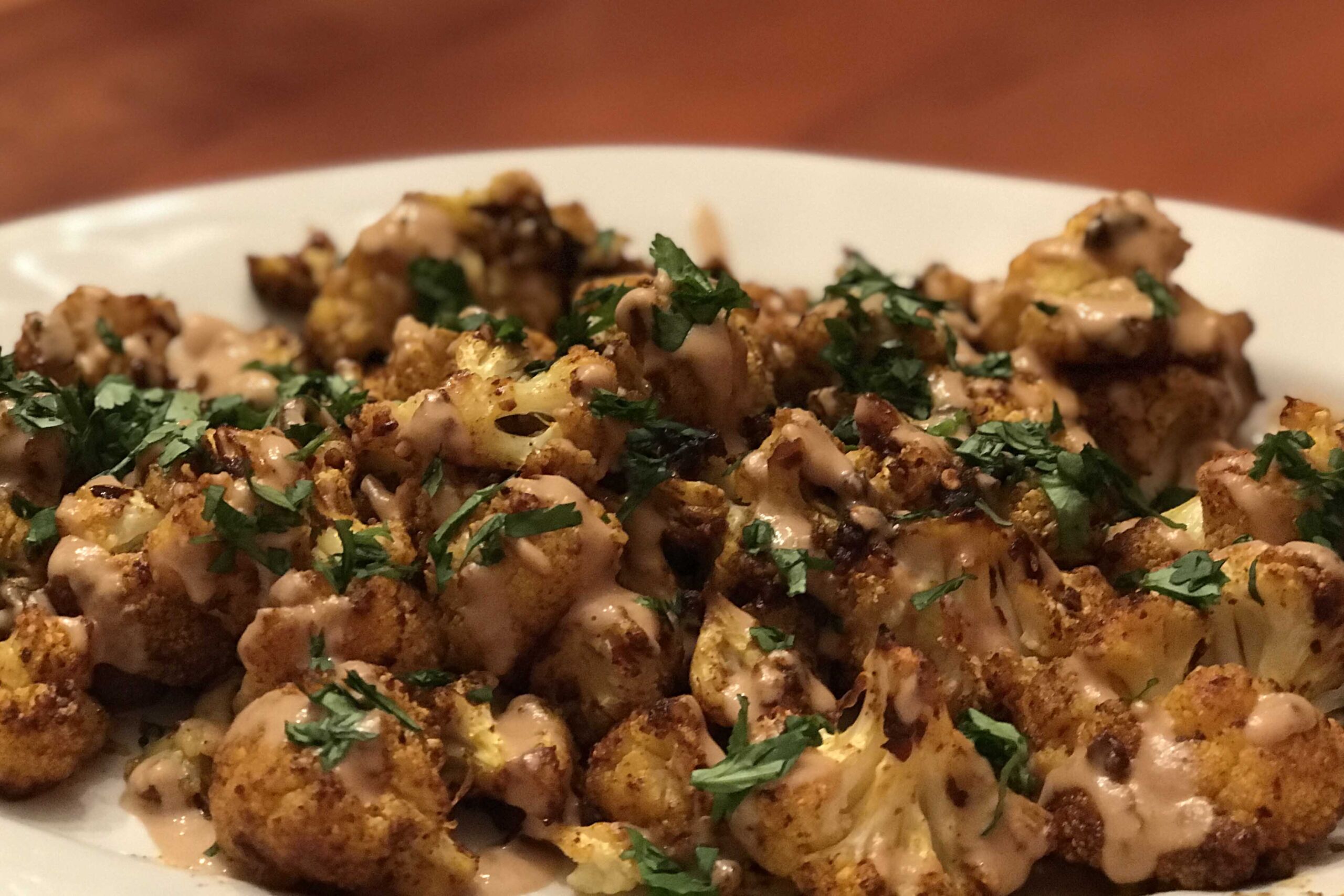 Spicy Roasted Cauliflower