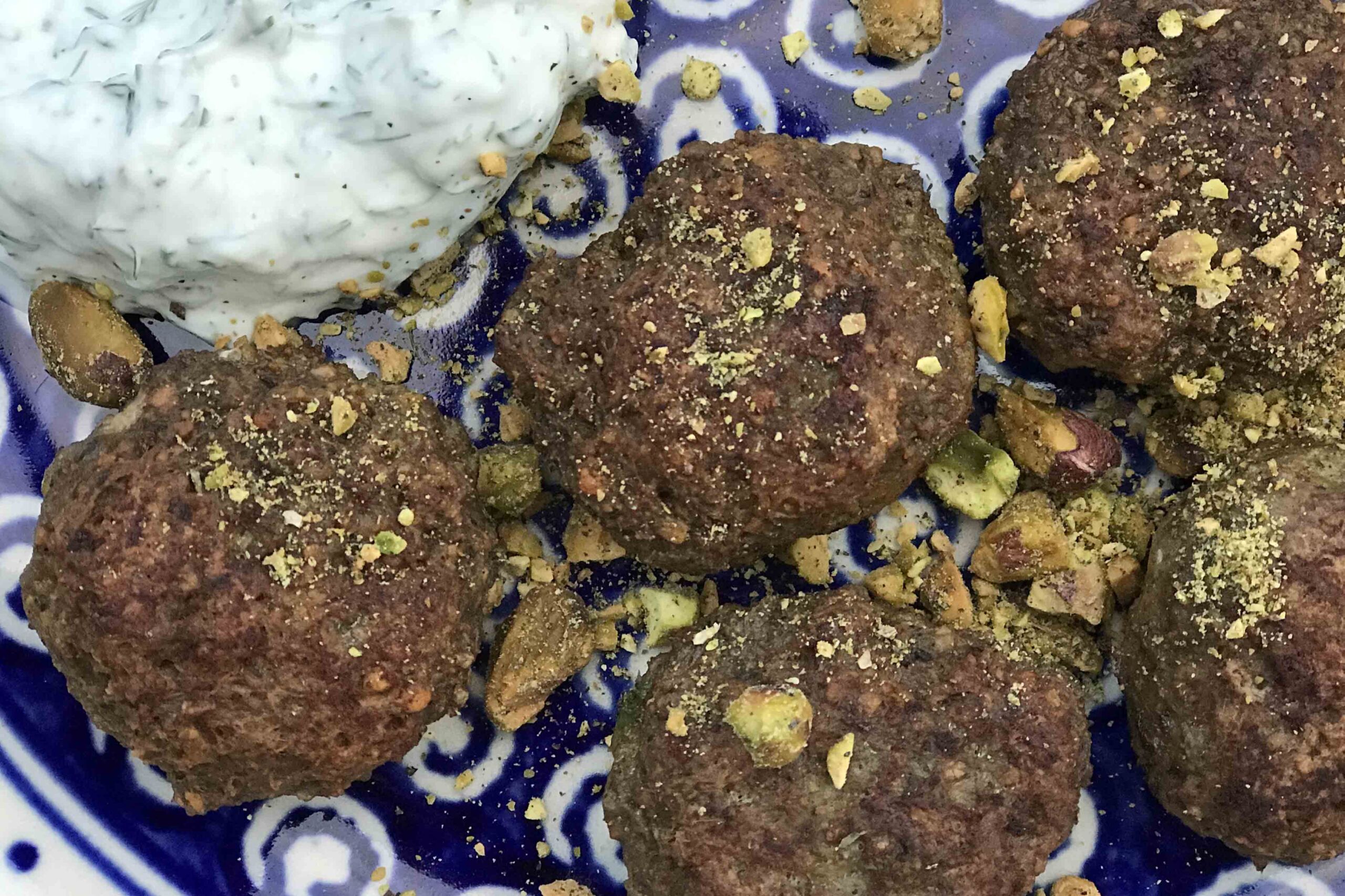 Lamb-Pistachio Koftas