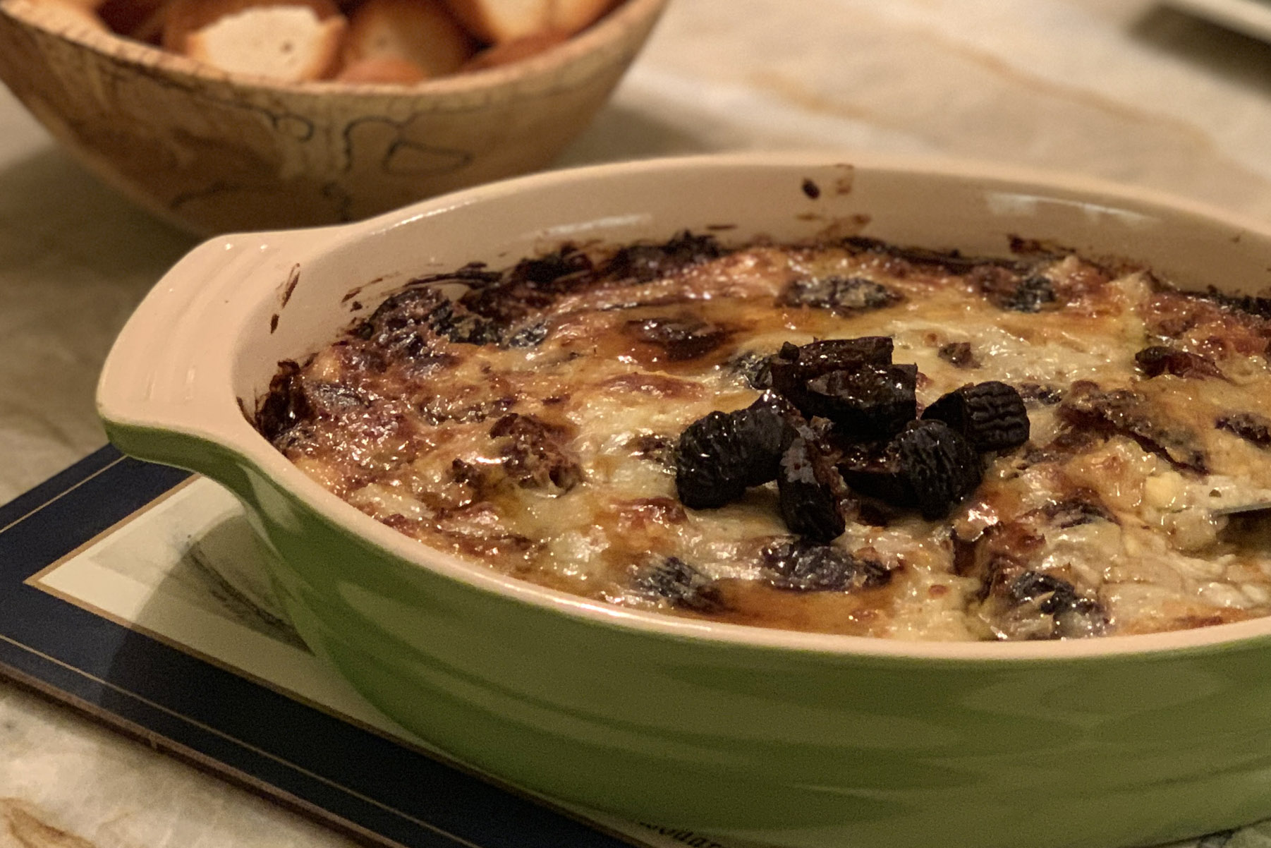 Warm Gorgonzola-Fig-Honey Dip