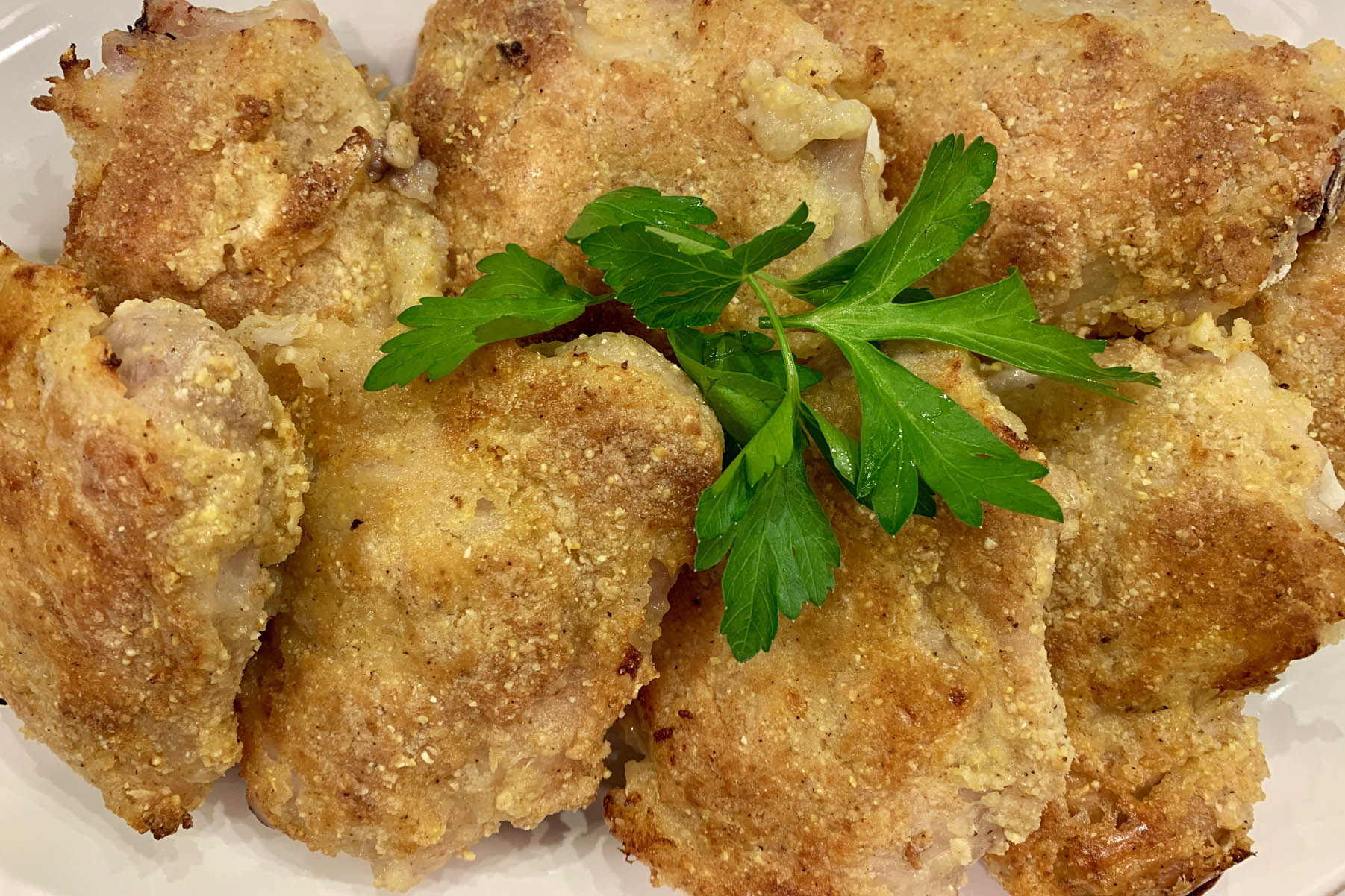 Cornmeal Oven-Fried Chicken (Gluten-Free)