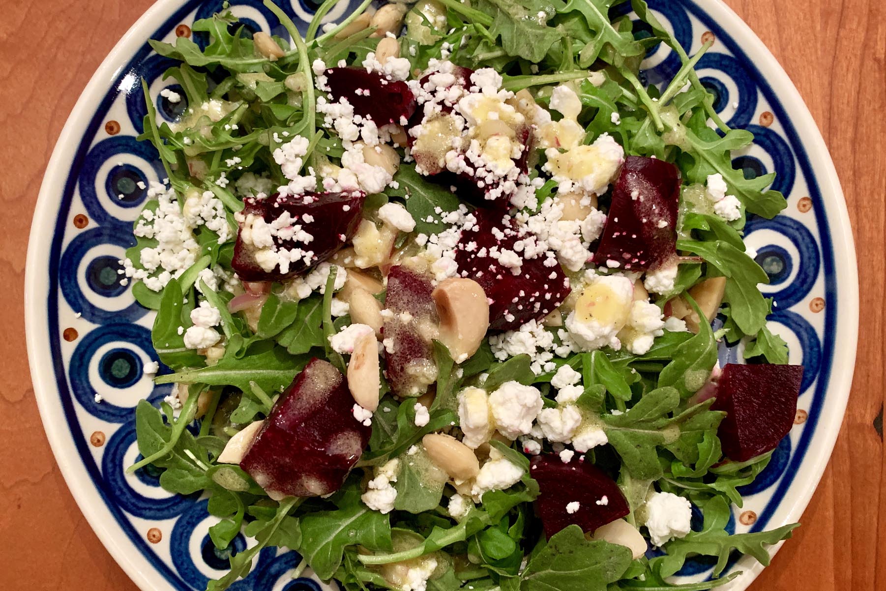 Roasted Beet and Goat Cheese Salad