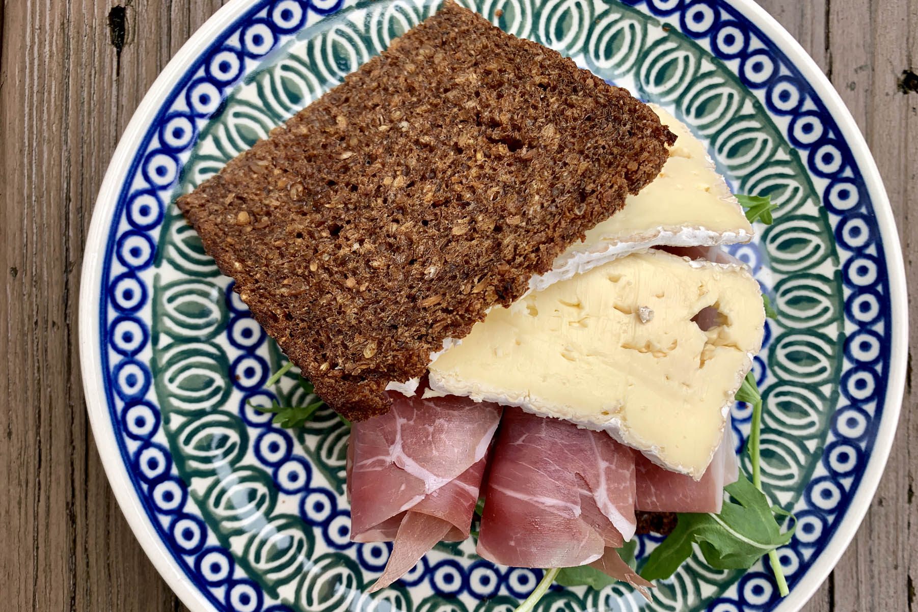 Prosciutto, Triple Creme and Truffle Oil Sandwich