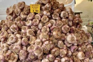 Garlic in L'Isle-sur-la-Sorgue Market