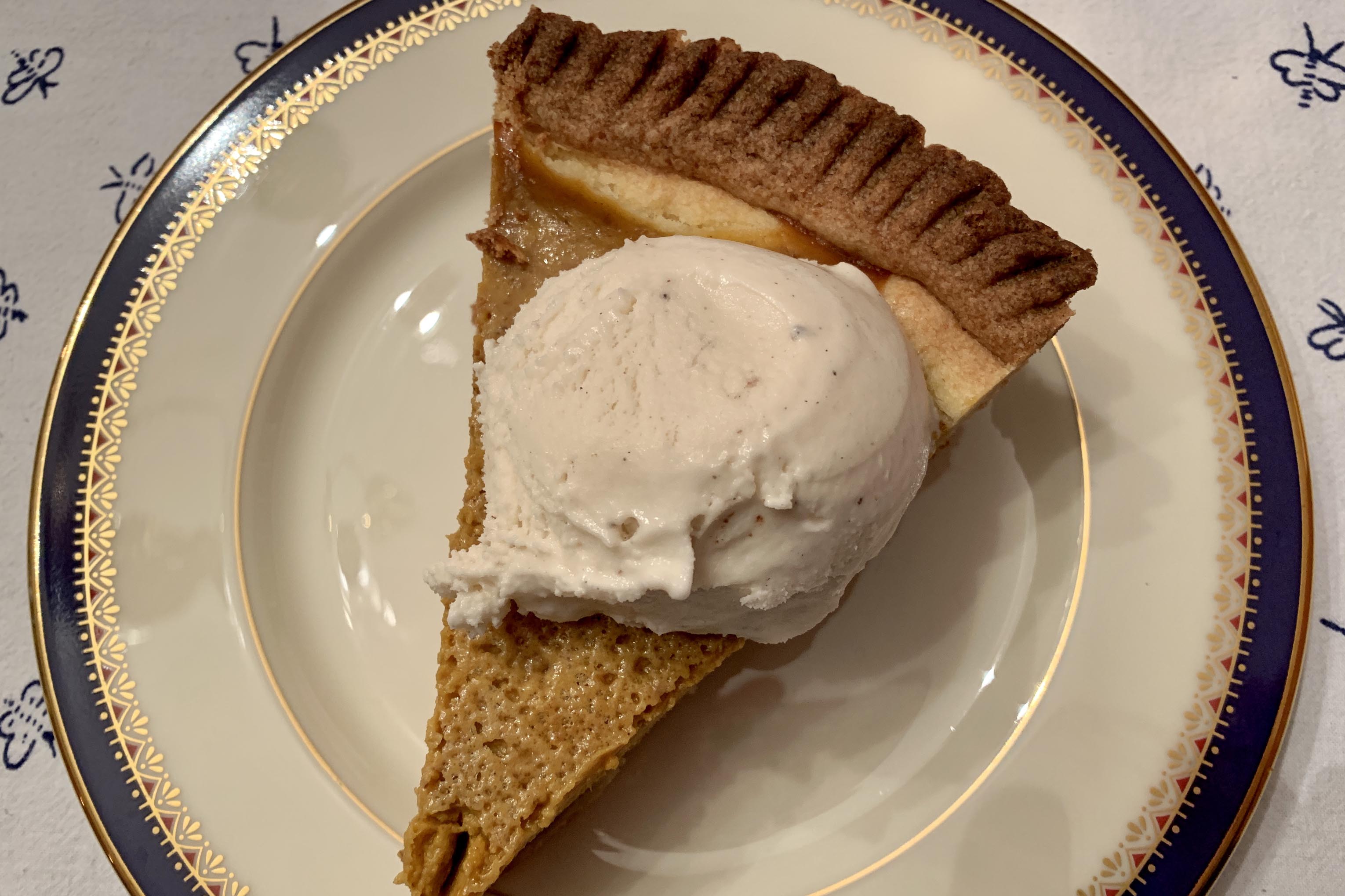 Carmella’s Praline Pumpkin Pie 1 (Gluten-Free)