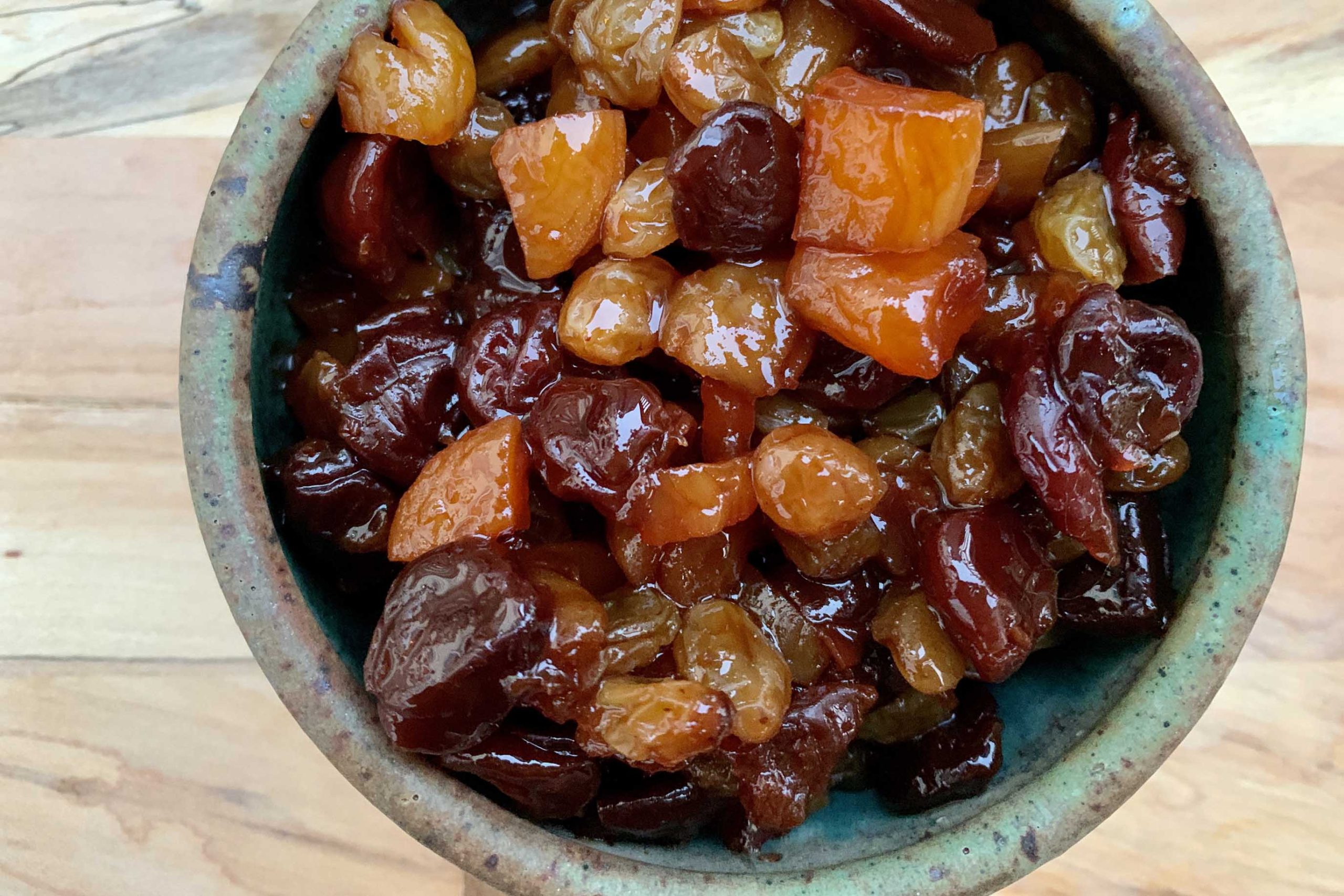 Apricot-Cherry-Raisin Compote