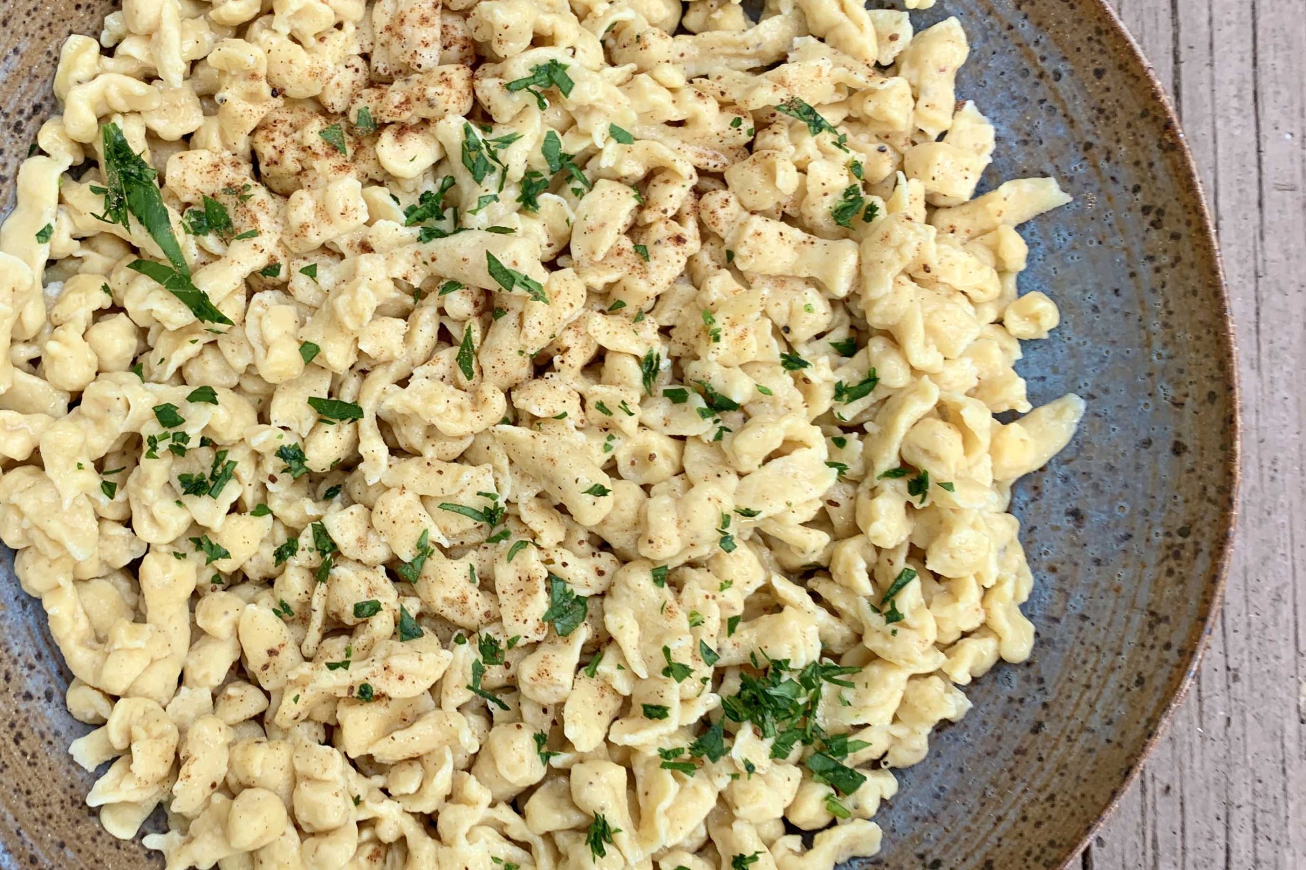 Chickpea Flour Spaetzle (Gluten-Free)