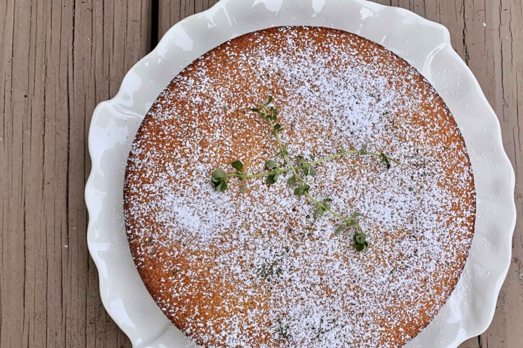 Lemon-Thyme Olive Oil Cake