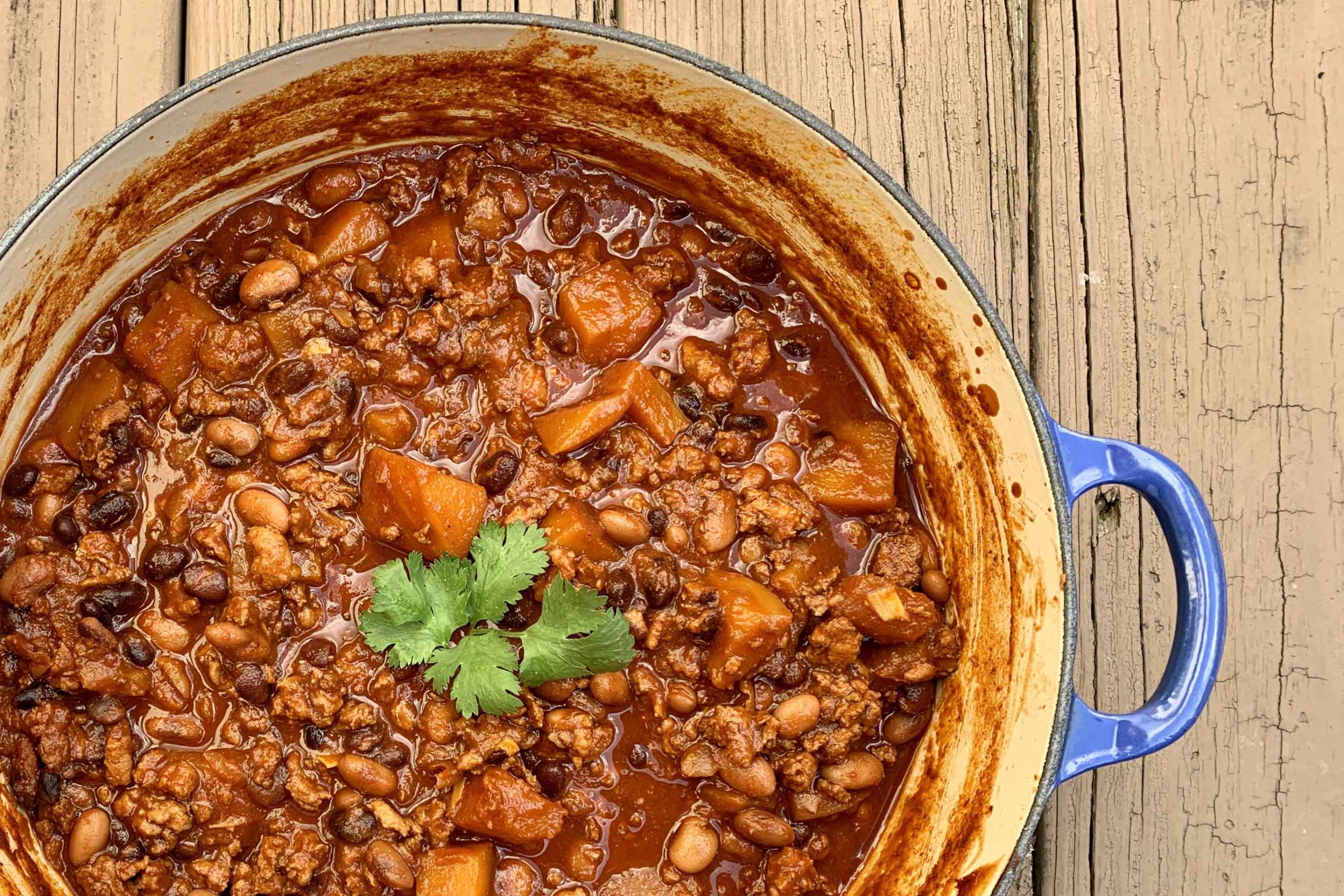 Pumpkin Ale-Turkey Chili