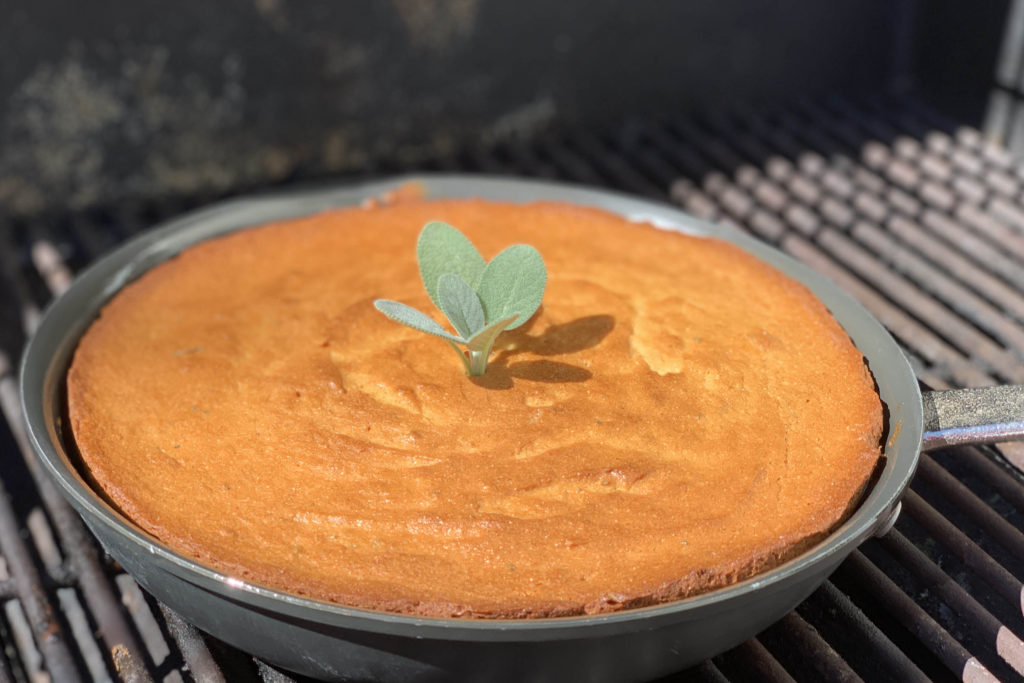 Sage-Honey Skillet Cake