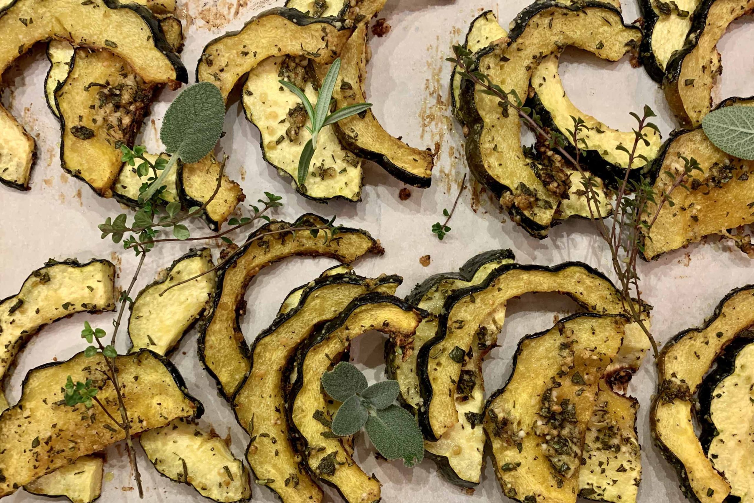 Herb Roasted Acorn Squash