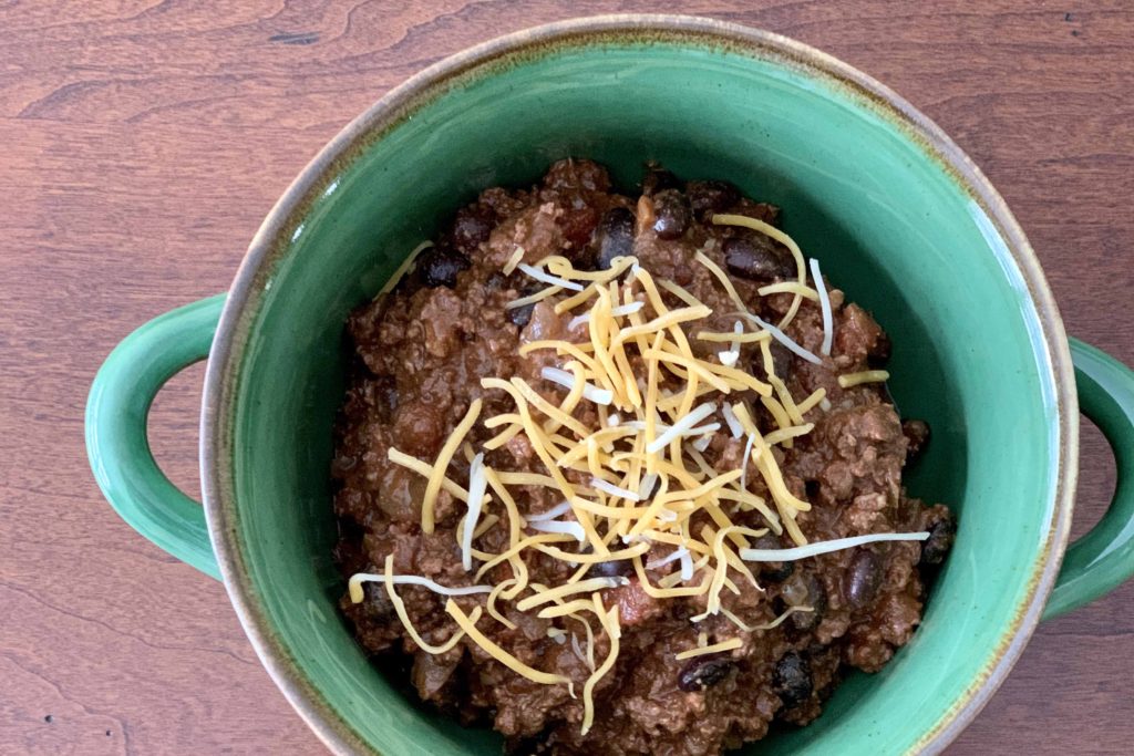 Guinness and Chocolate Turkey Chili