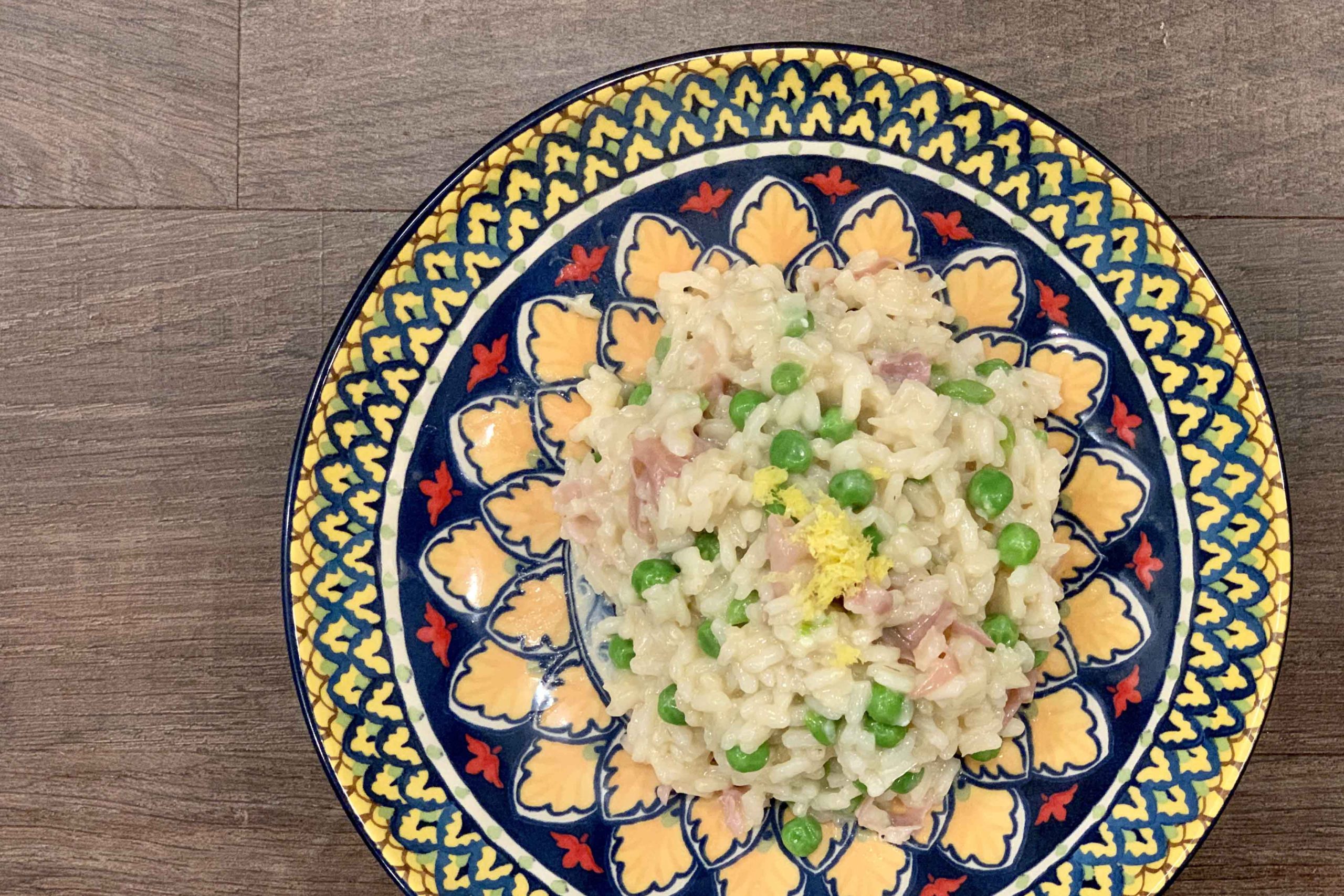 Prosciutto and Pea Risotto