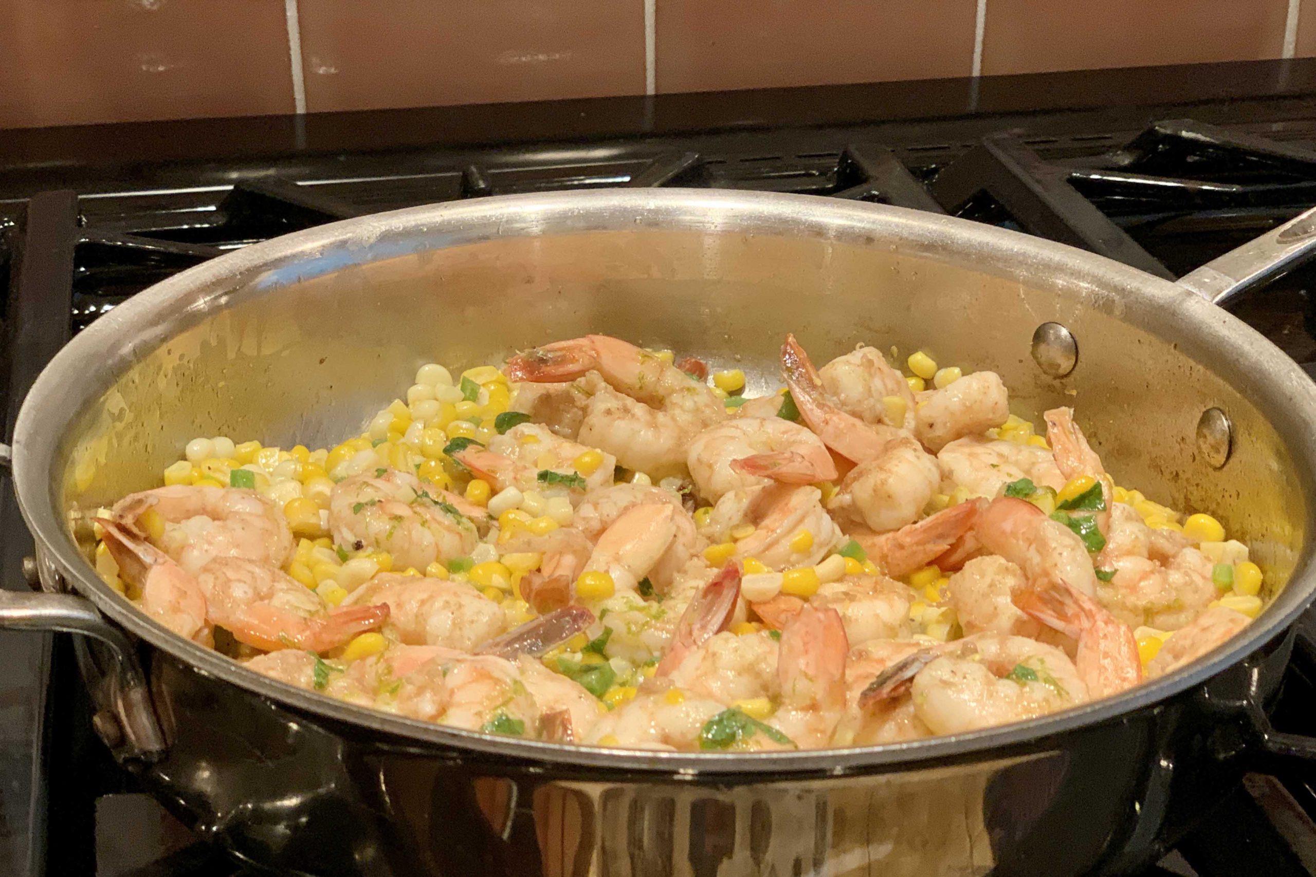 Shrimp and Corn Skillet