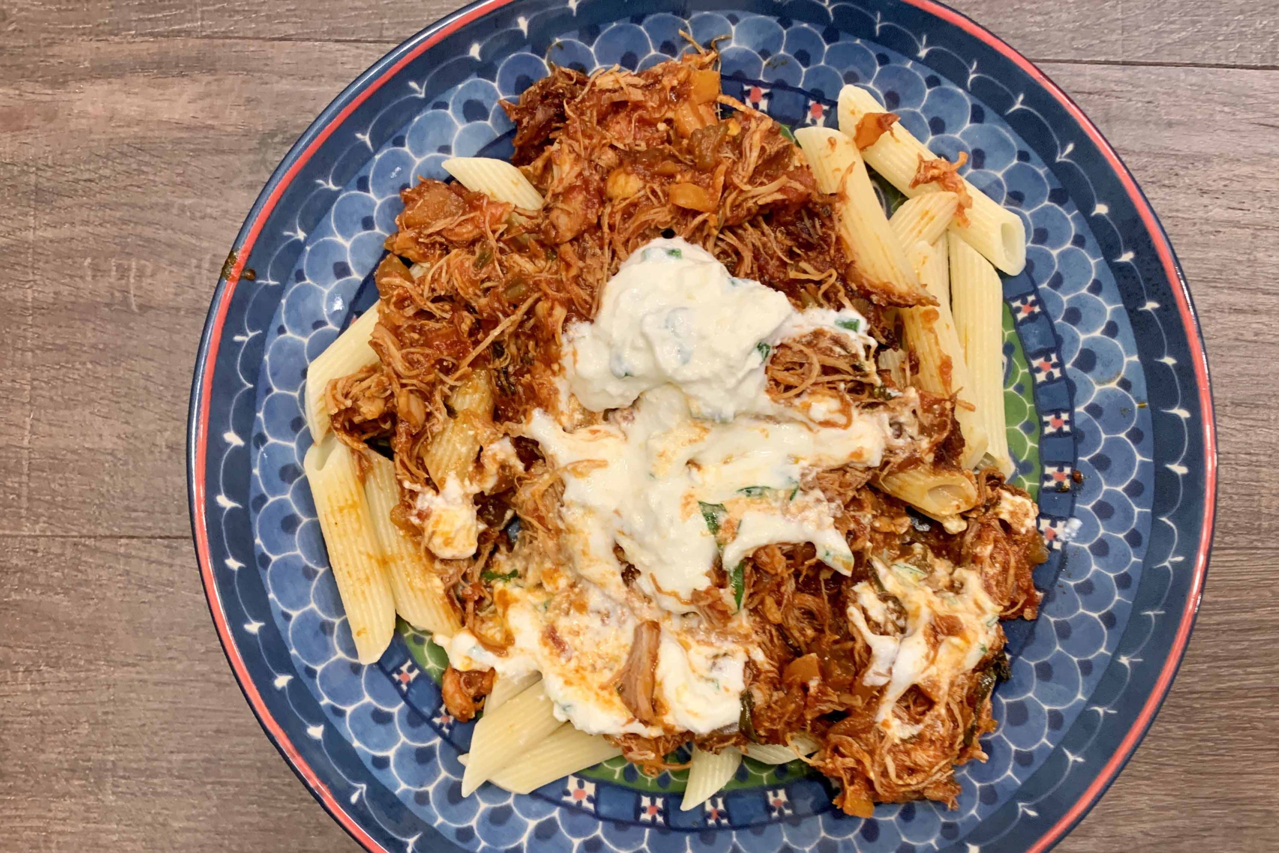 Chicken Ragù with Herbed Ricotta