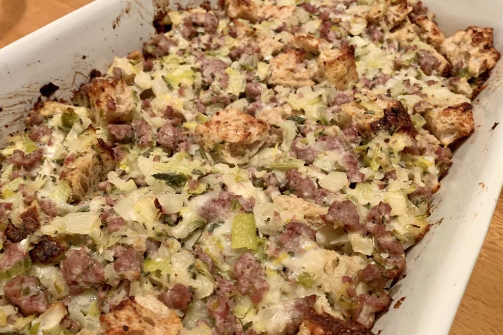 Geoff’s Sausage Stuffing