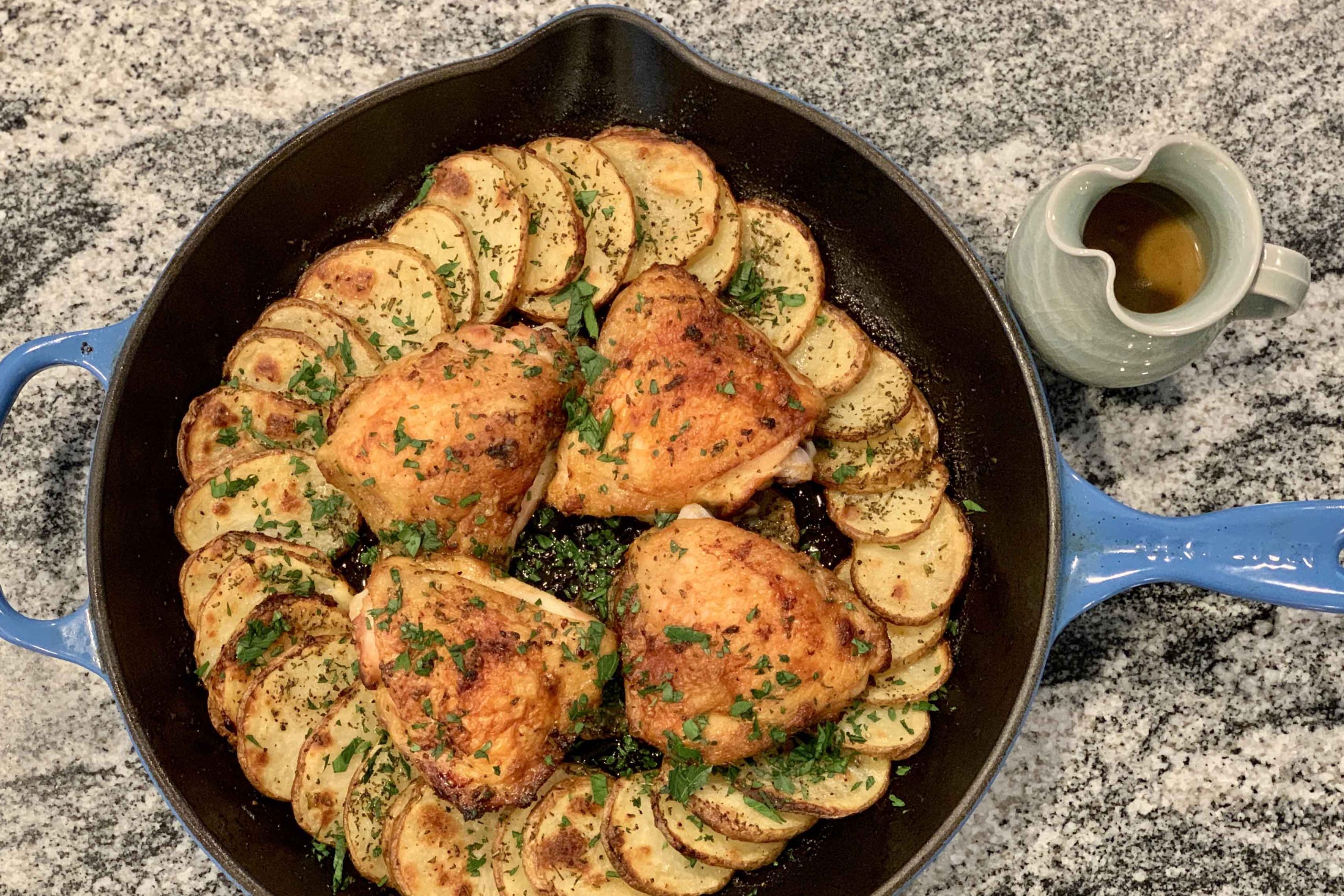 Skillet-Roasted Chicken and Potatoes