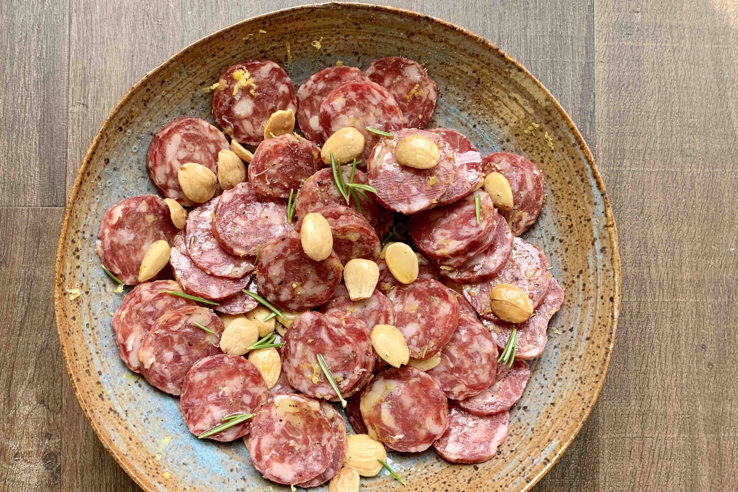 Lemony Salami Bites