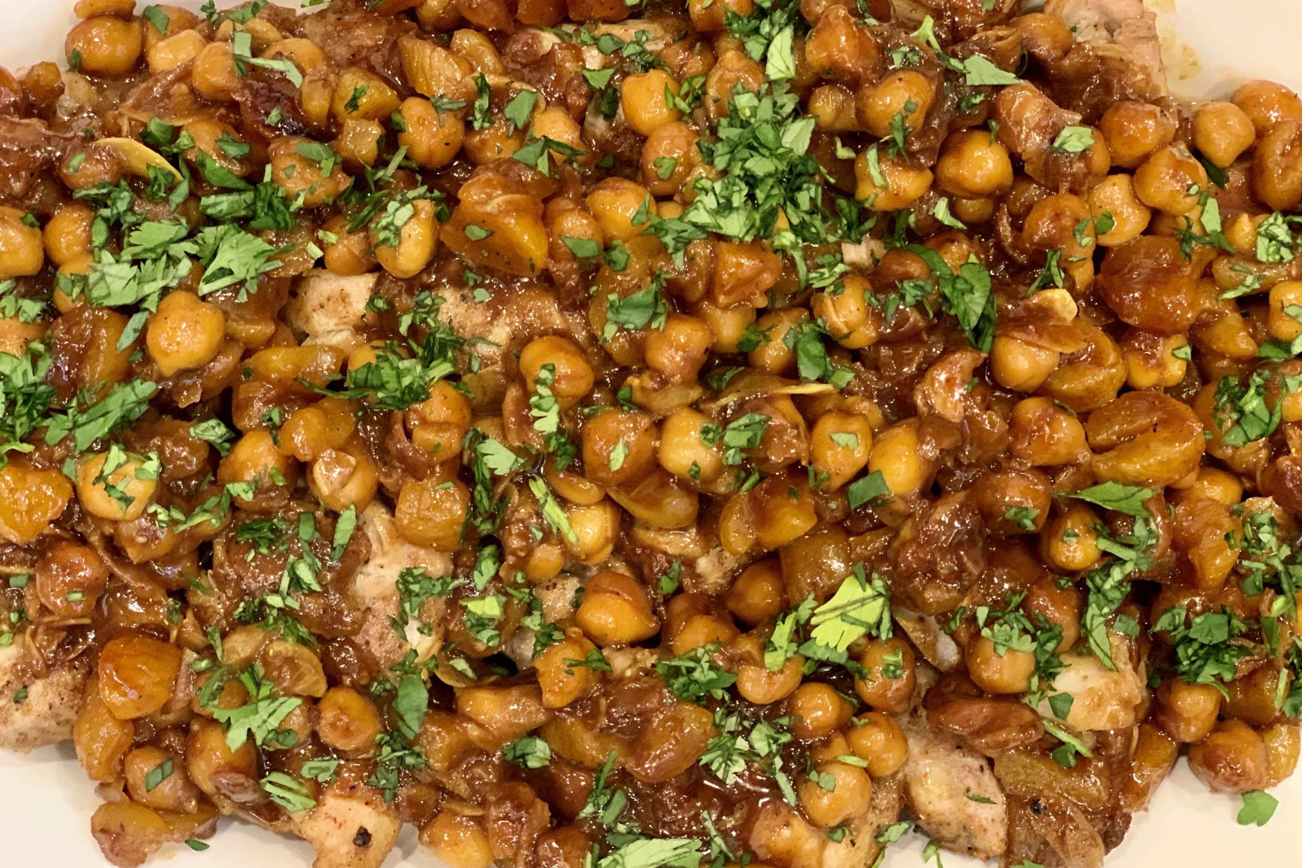 Moroccan Chicken and Chickpeas
