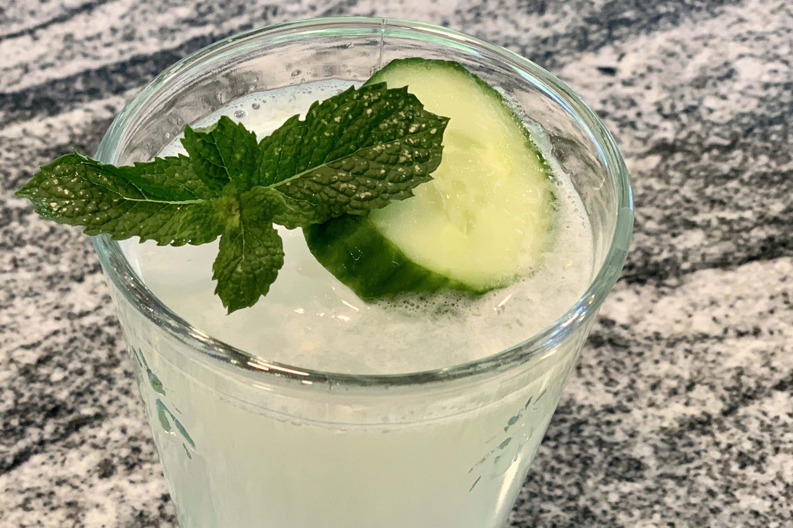 Cucumber-Mint Spiked Lemonade