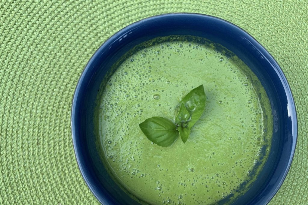 Green Bee Tomato Gazpacho