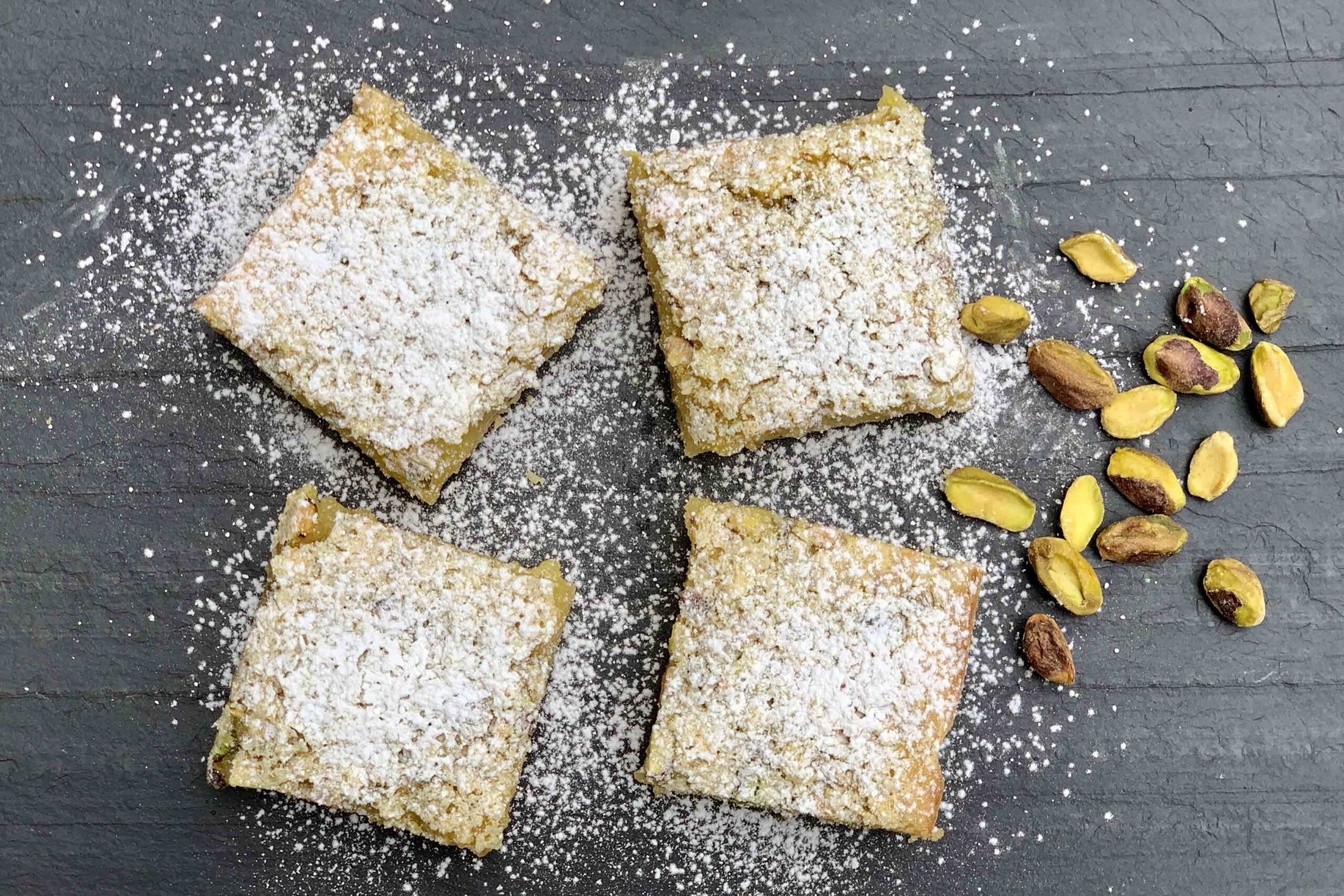 Lemon-Pistachio Bars