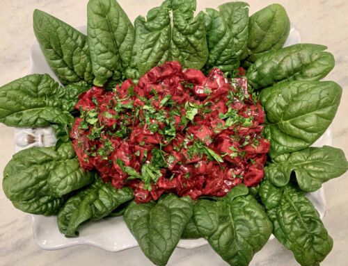 Beet Salad with Raspberry Vinaigrette