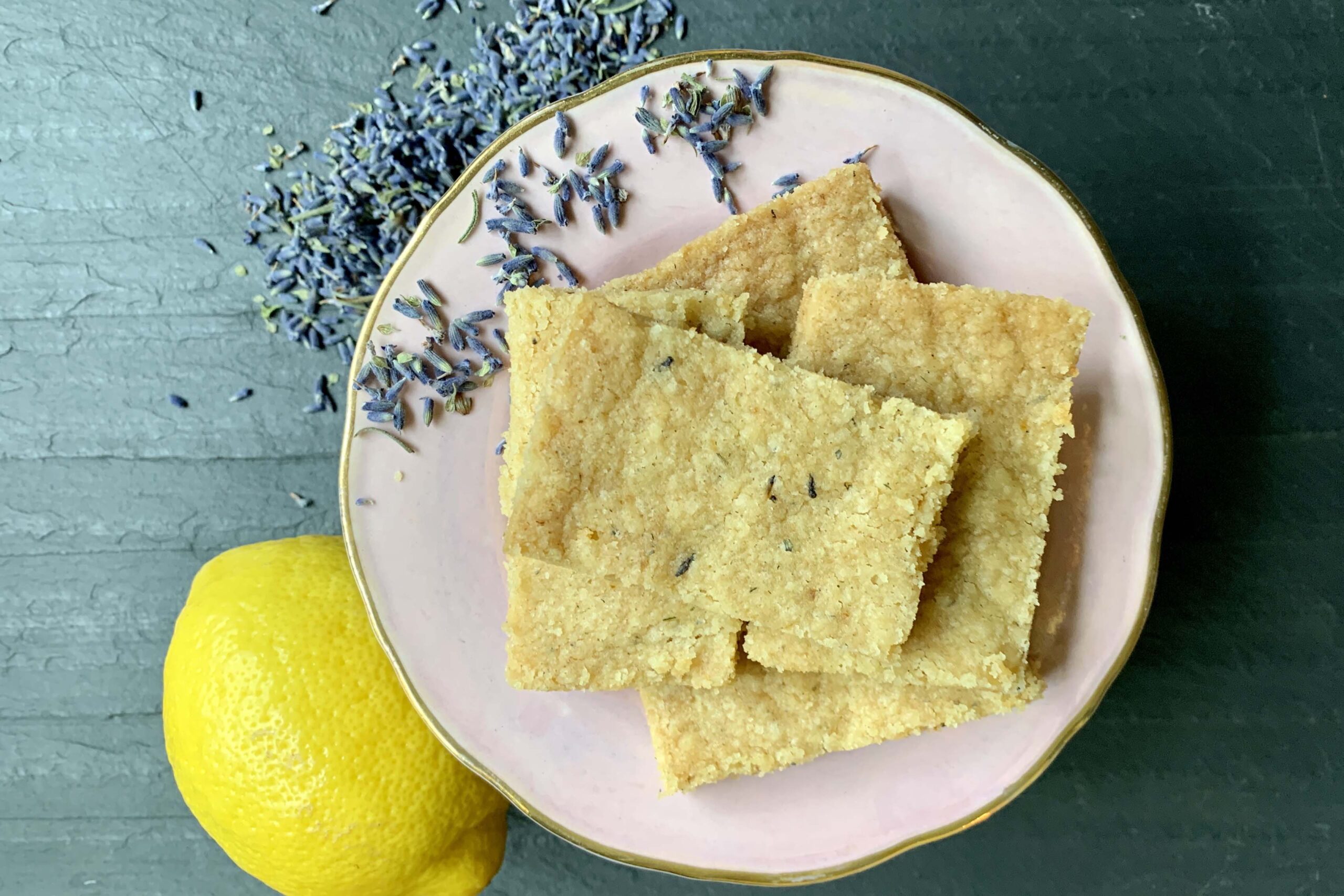 Lavender-Lemon Shortbread