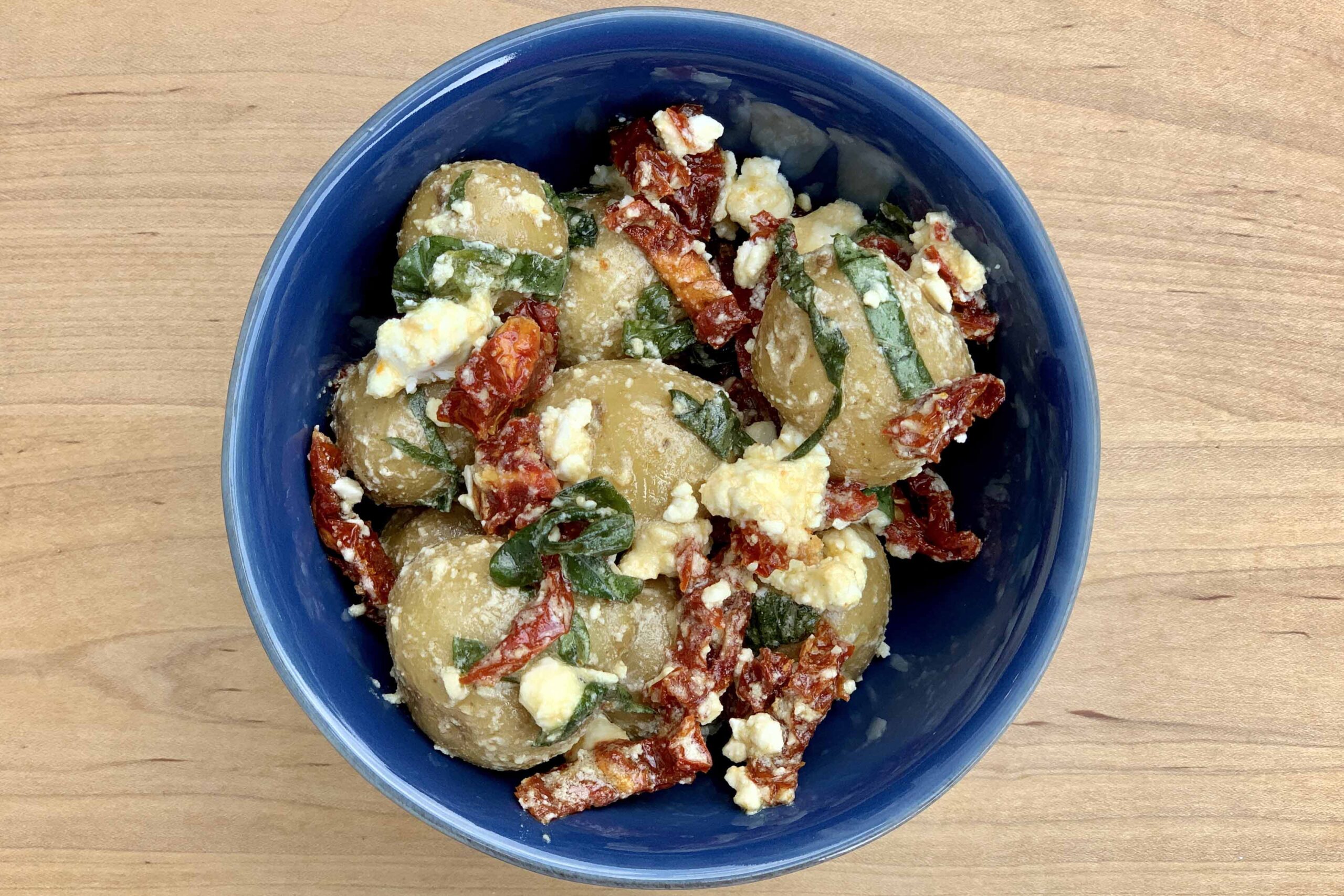 Sun-Dried Tomato and Feta Potato Salad