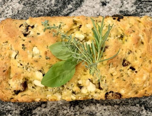 Goat Cheese, Fig and Herb Quick Bread