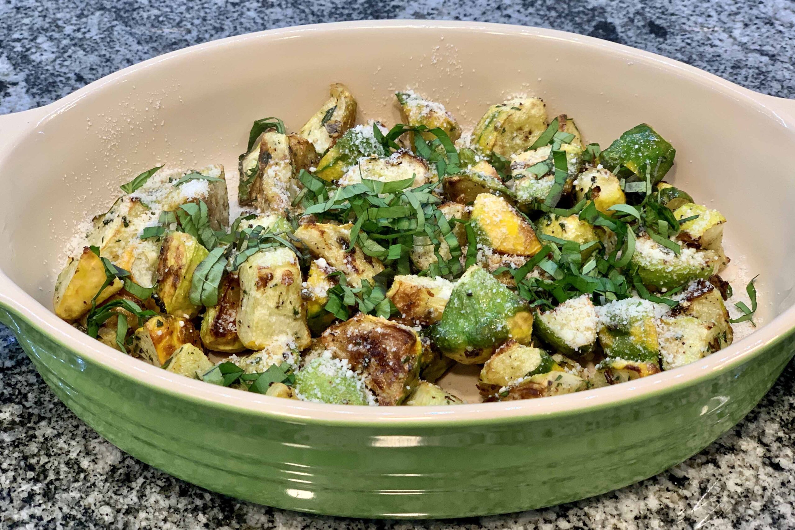 Roasted Patty Pan Squash