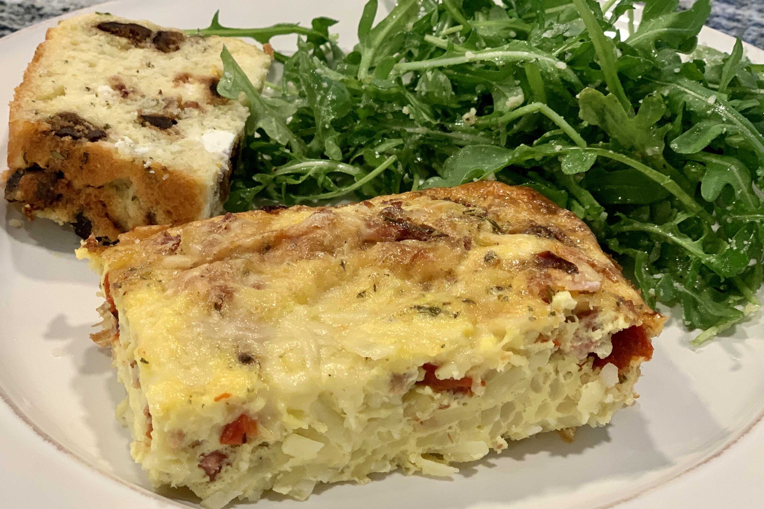 Pancetta and Gruyere Breakfast Casserole