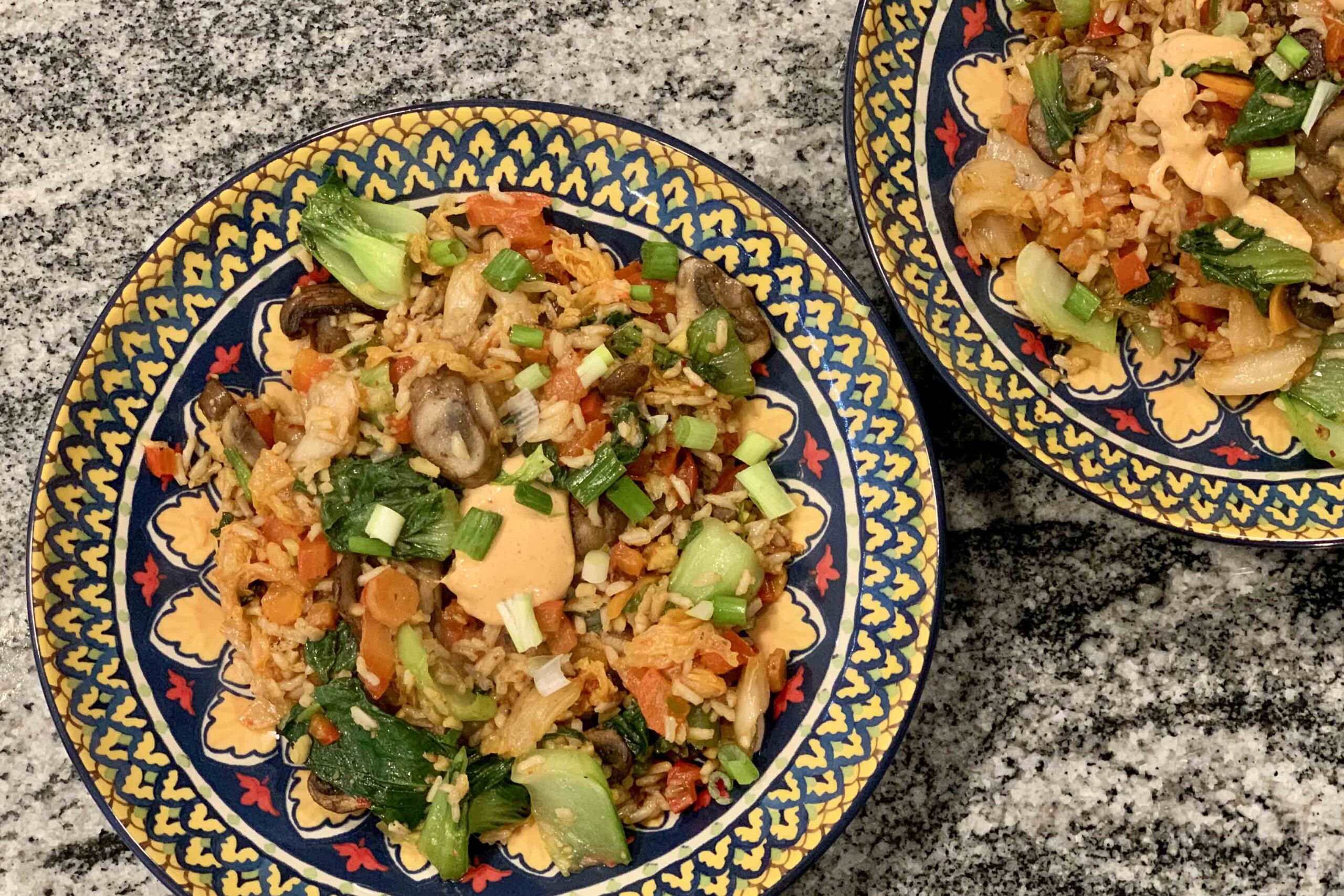 Kimchi-Vegetable Fried Rice