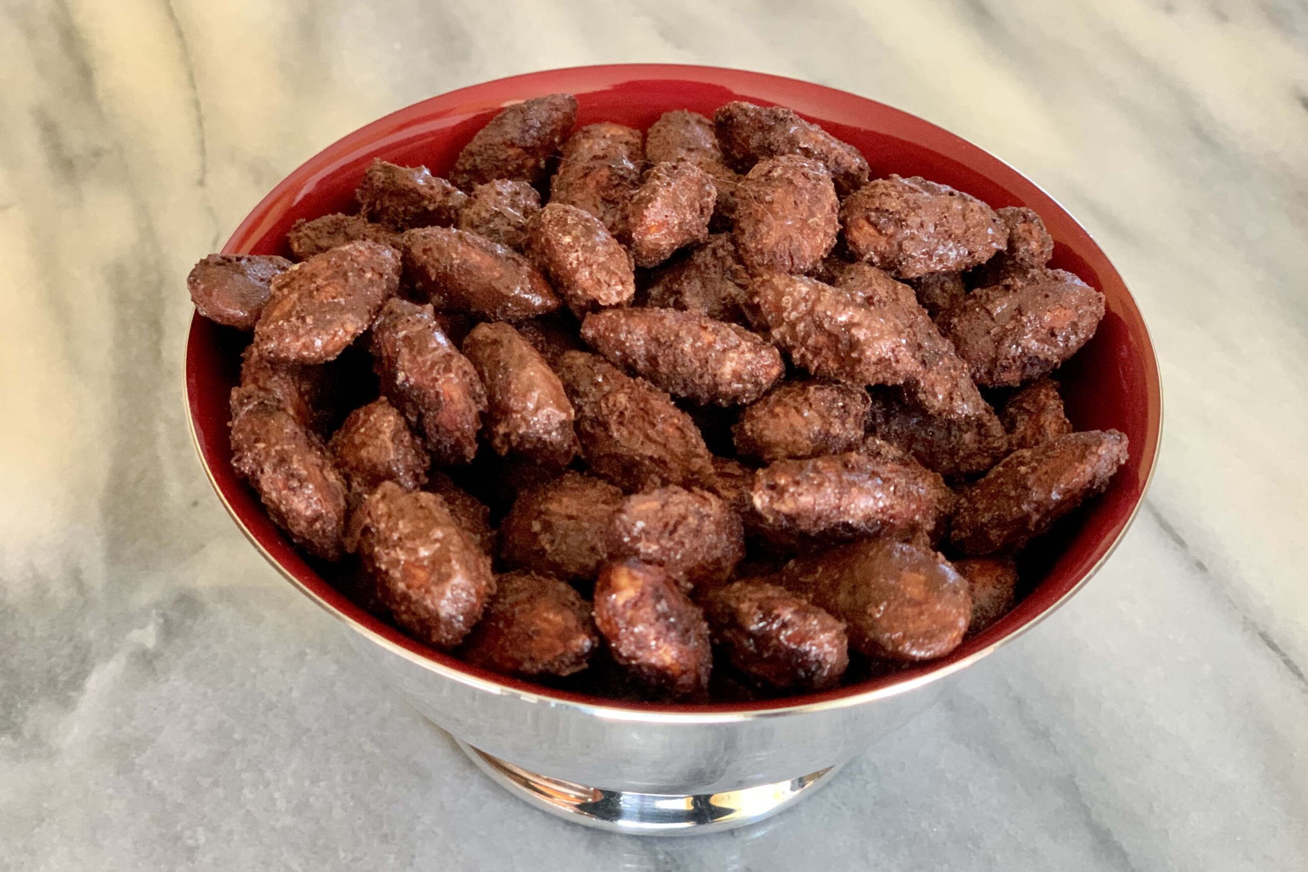 Sweet and Spicy Cocoa Almonds