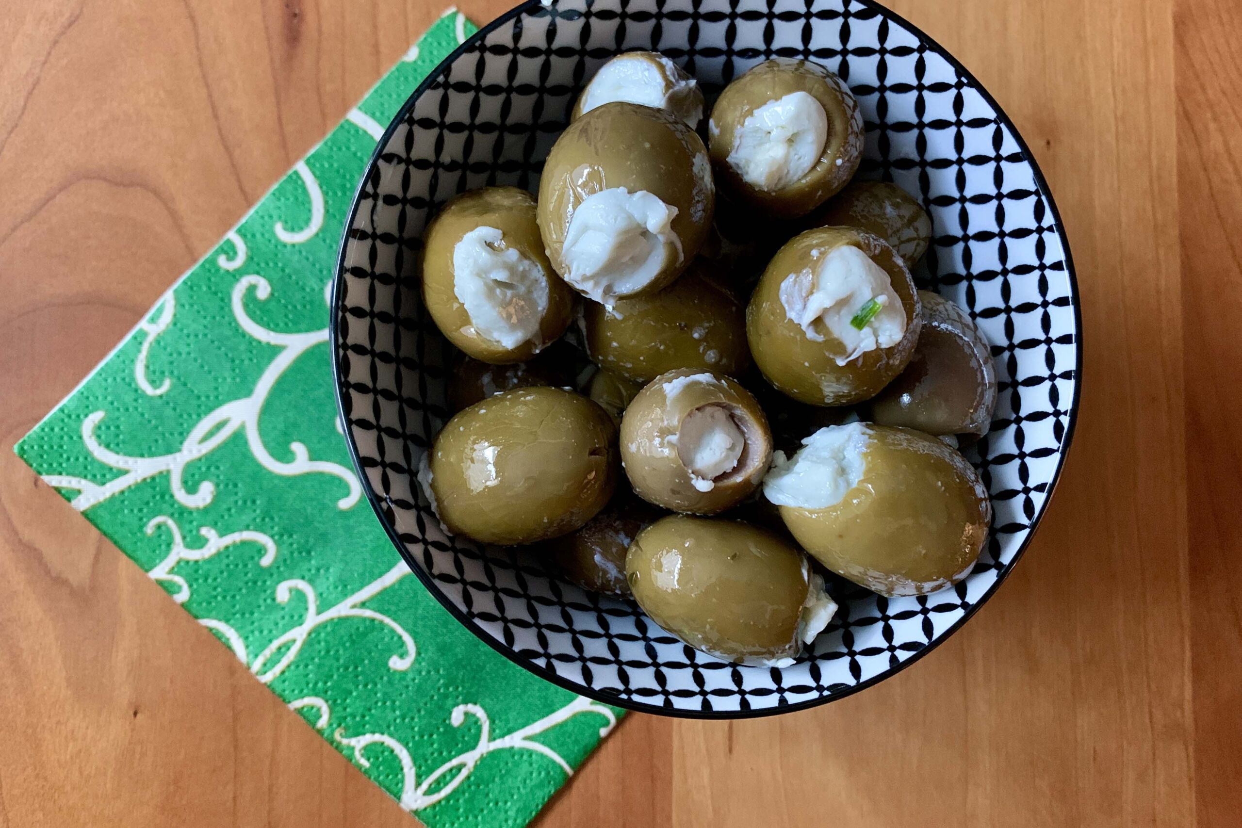 Gorgonzola Stuffed Olives