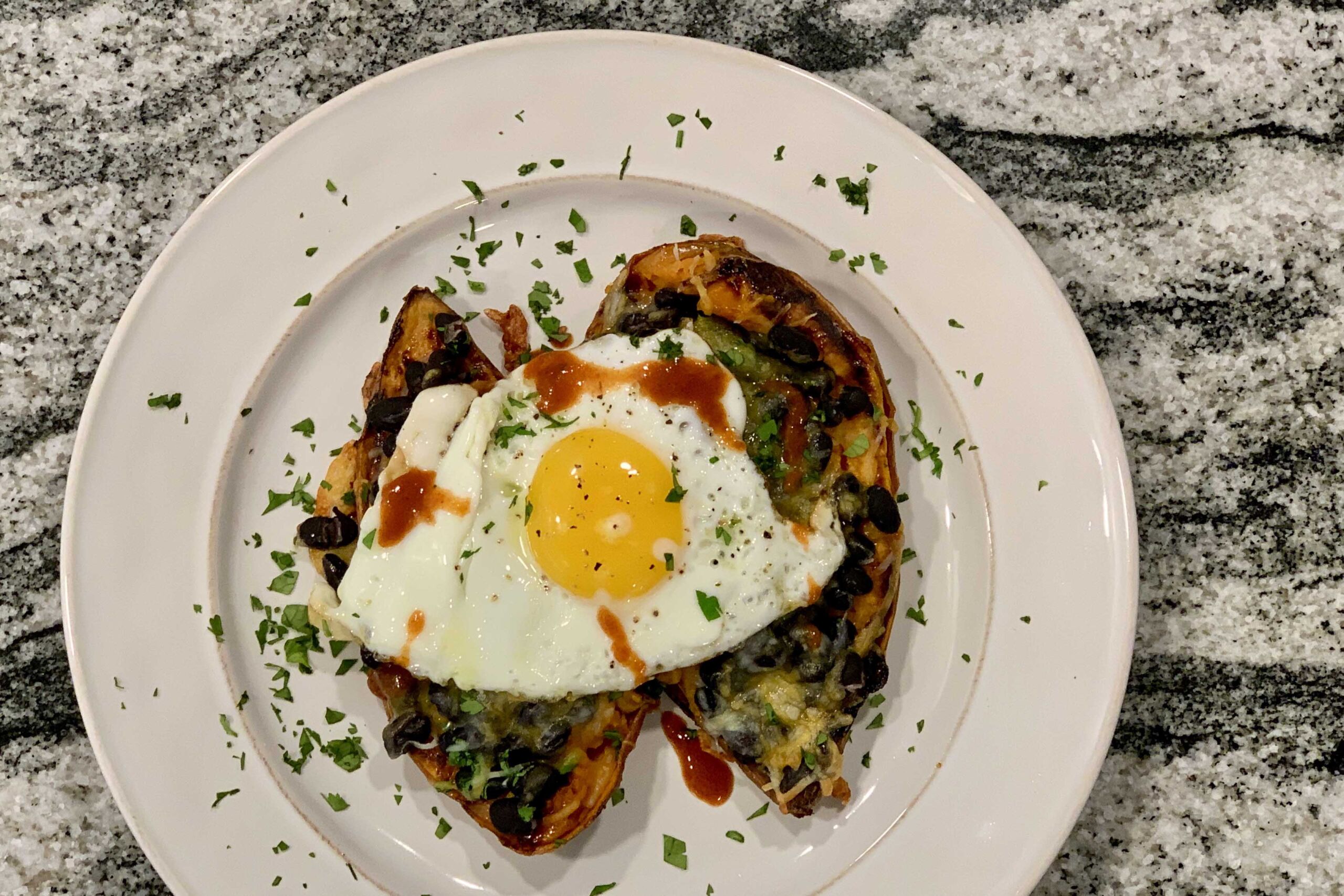 Loaded Sweet Potatoes