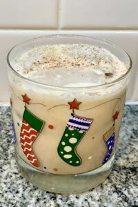 Puerto Rican Eggnog (Coquito) - Glass