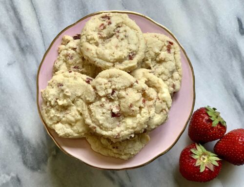 Strawberries and Cream Cookies