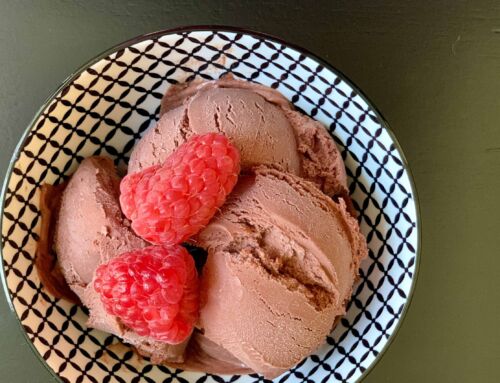 Chocolate-Raspberry Ice Cream