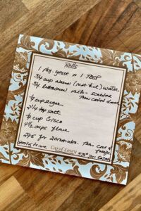 Carol’s Dinner Rolls - Recipe