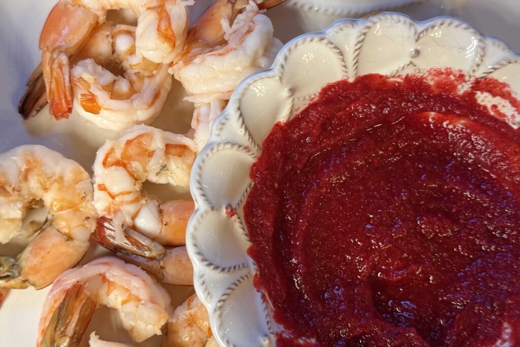 Cranberry Shrimp Cocktail Sauce