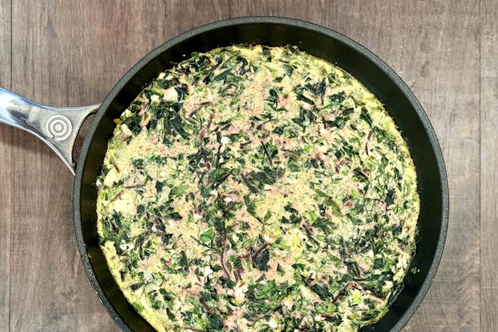 Spanakopita Crustless Quiche